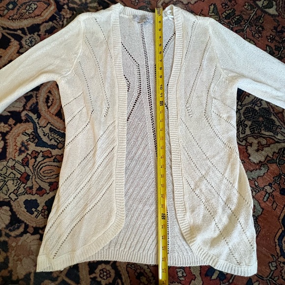 Women’s cream open cardigan - Picture 4 of 6